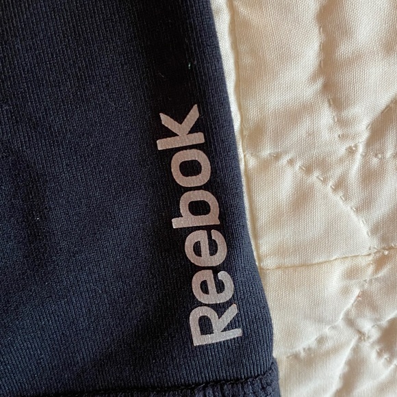 Black Reebok Capri Work Out Leggings - Picture 4 of 6